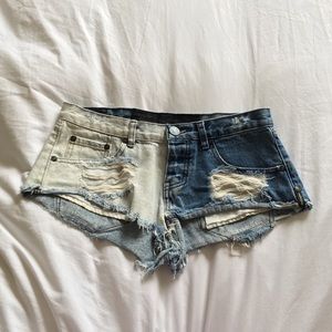 One teaspoon denim cutoff shorts